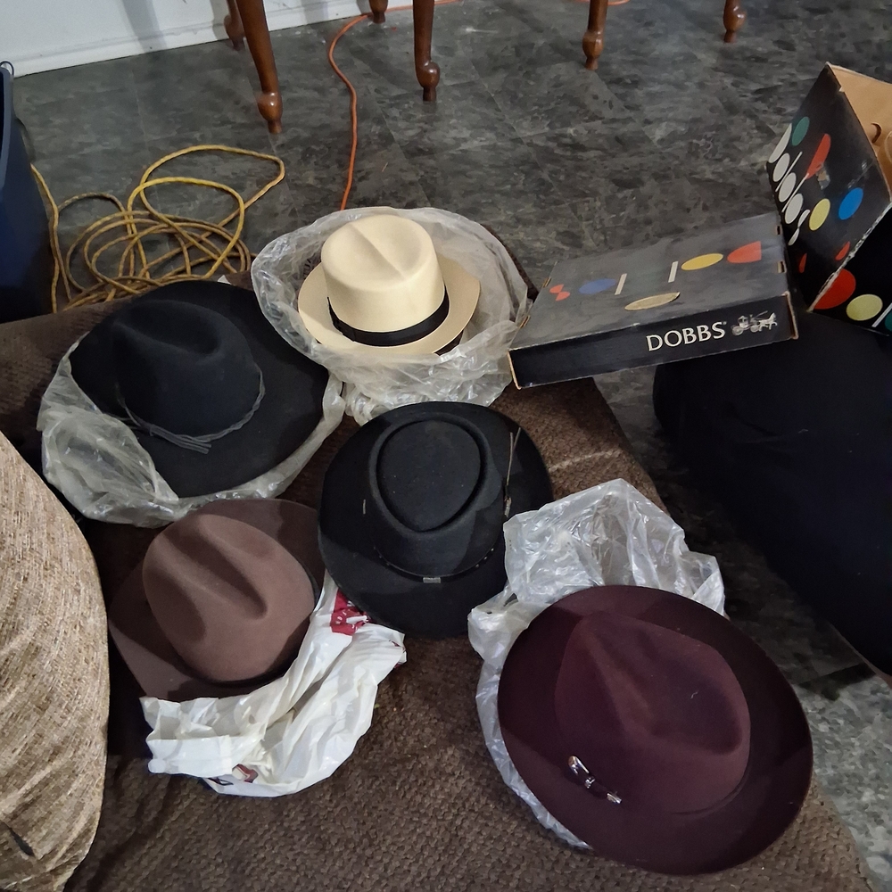 Dobbs Men's Fedora Hat Collection - Black, Brown, Cream
